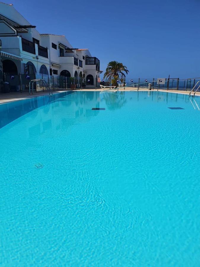 Very Romantic Seaview Apartment Patalavaca Mogan With Warm Pool 외부 사진
