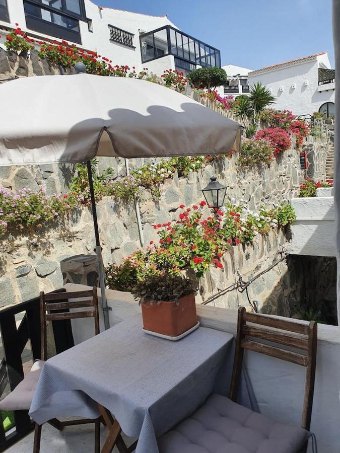 Very Romantic Seaview Apartment Patalavaca Mogan With Warm Pool 외부 사진