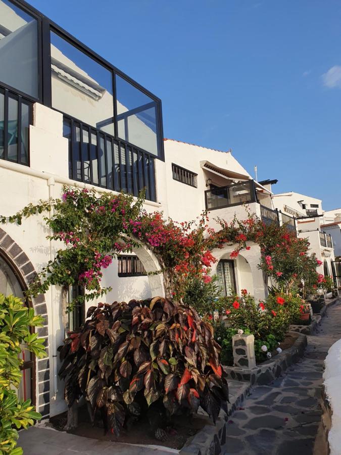 Very Romantic Seaview Apartment Patalavaca Mogan With Warm Pool 외부 사진