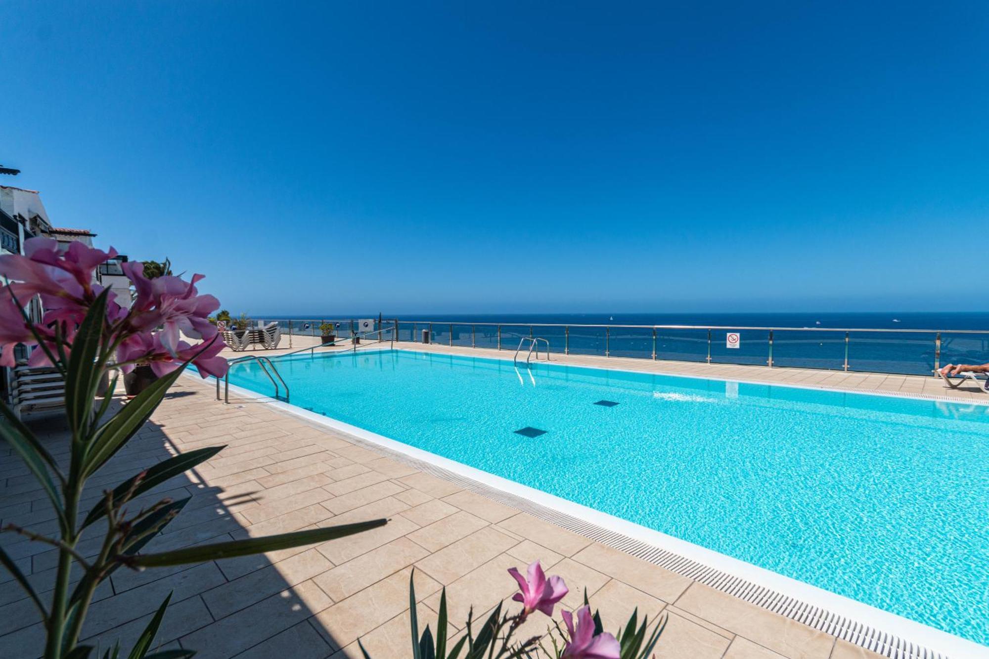 Very Romantic Seaview Apartment Patalavaca Mogan With Warm Pool 외부 사진